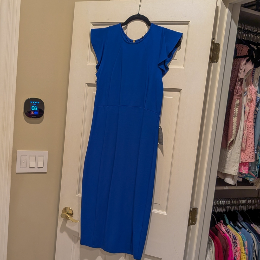 Felicity & Coco Capriana Dress - Cobalt Blue (Size Large)